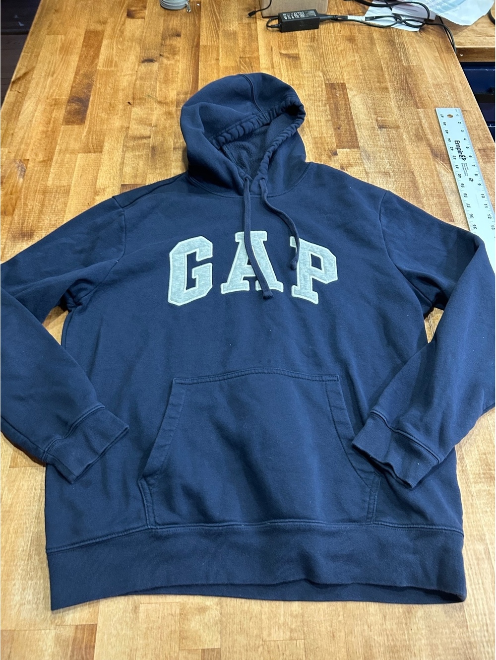 GAP Navy Blue Pullover Hoodie with Front Pocket